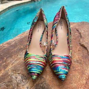 EUC Prabal Gurung for Target Watercolor Heels Eye-Catching Stilettos